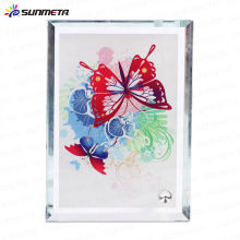 2014 new product photo frame glass painting photo frame